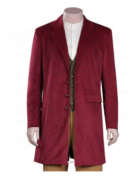 Bilbo Baggins Coat | Martin Freeman The Hobbit Maroon Coat